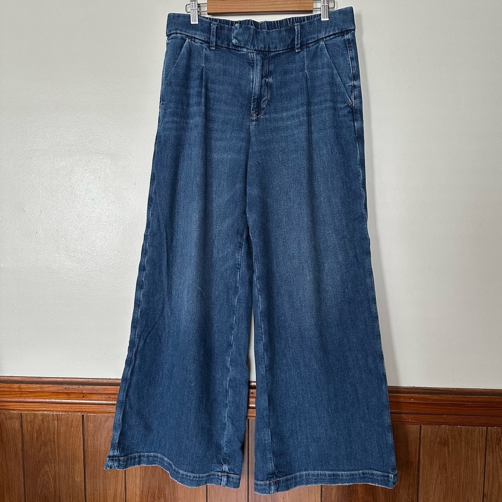 American Eagle Dreamy Drape Wide Leg Stretch Trouser Jeans 8 Baggy Skater Y2K